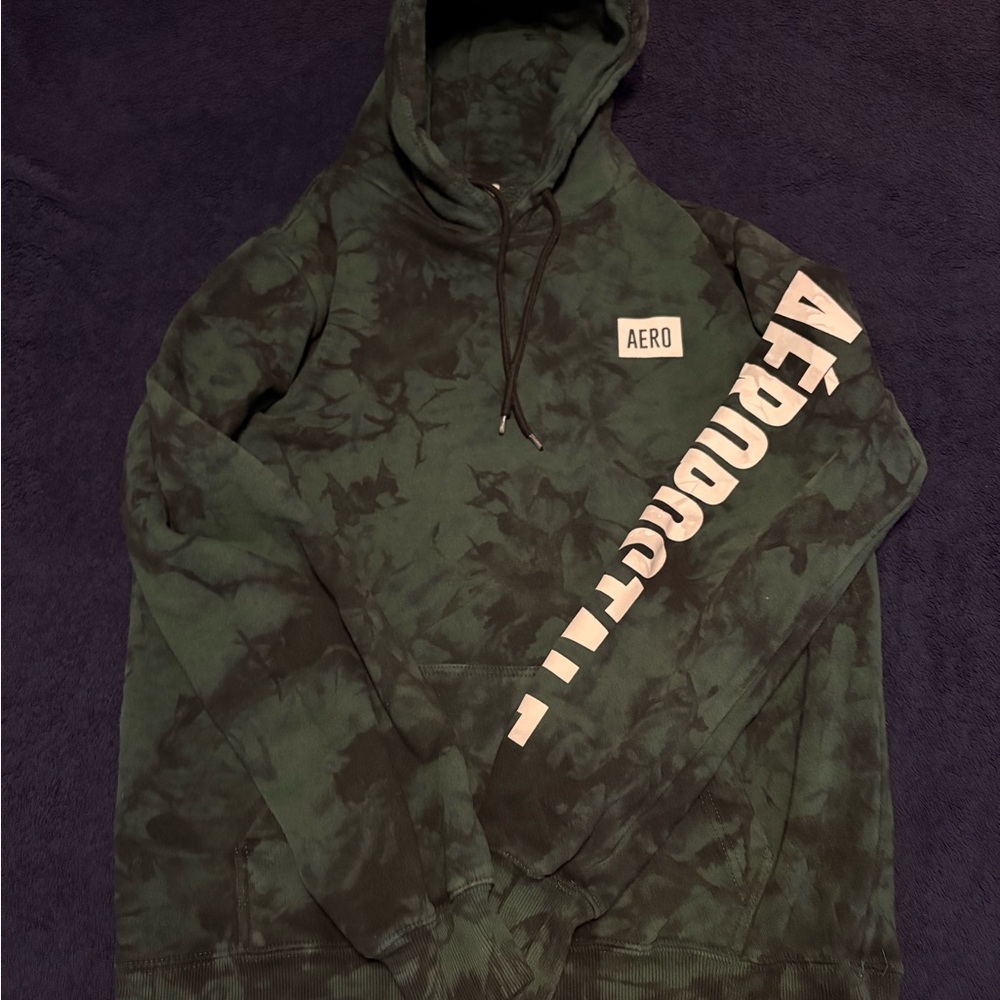 Aeropostale Camouflage Green Hoodie